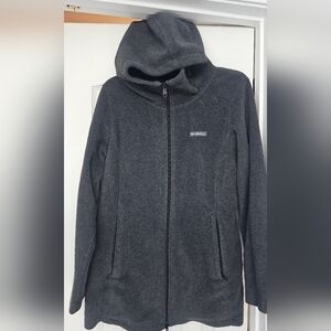 Columbia Women's Benton Springs II Long Hoodie in a charcoal or black color. XL
